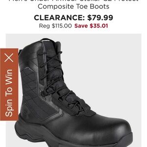 Under Armour Black Protective Boots